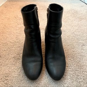 Schutz black booties